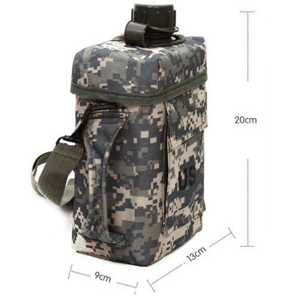 

outdoor large capacity outdoor climbing hiking plastic water bottle 2l travel portable water bottle