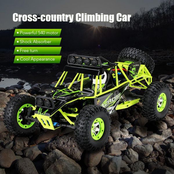 

wltoys 12428 1/12 rc car 2.4g 4wd electric brushed racing crawler rtr high speed rc off-road vehicle car for teenagers