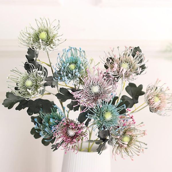 

crab claw chrysanthemum imitation flower silk flower decoration wedding road arrangement plastic