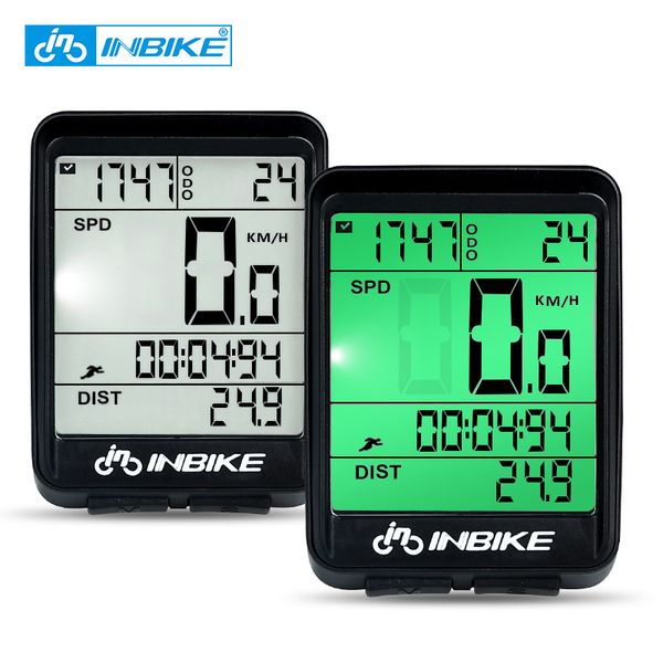 

inbike waterproof bicycle computer wireless and wired mtb bike cycling odometer satch speedometer watch led digital rate