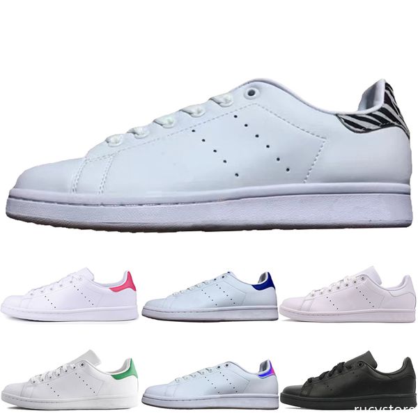 

new smith casual shoes stan smiths triple s white pink black green grey fashion man leather shoes woman flats sneaker sport trainers