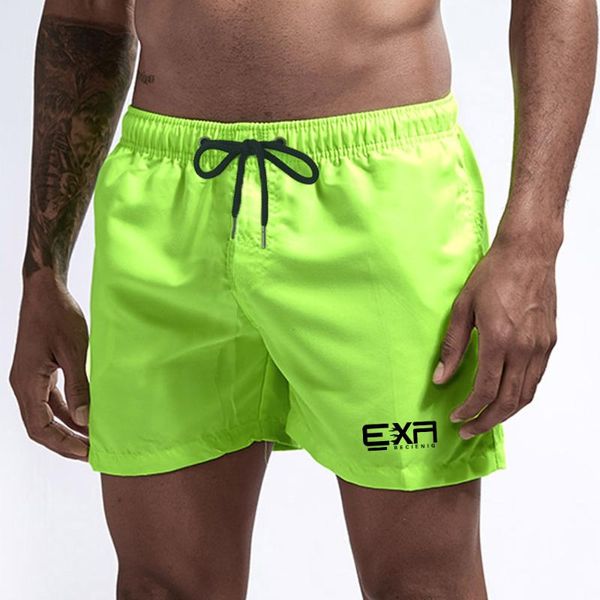 

men's beach shorts brand men swimsuit solid swimming shorts for men plus size short sport homme slim fit surffing swimwear