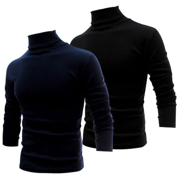 

new men slim warm high neck pullover jumper sweater sweater shirt clothes, White;black
