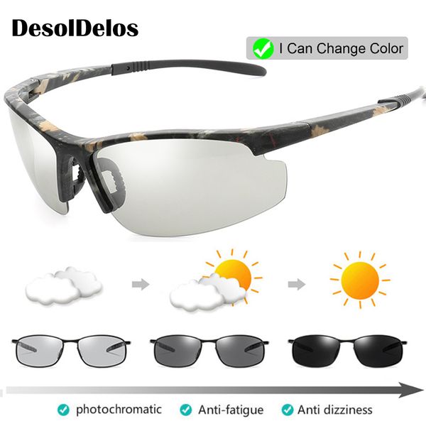 

2019 men pchromic sunglasses new hd polarized sunglasses women uv400 rimless anti-glare sun glasses gafes de sol p016, White;black