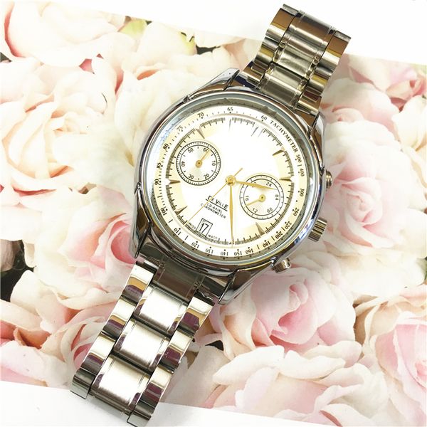 

new models men military wristwatch stainless steel wholesales price luxury watch for men relojes hombre dropshipping, Slivery;brown