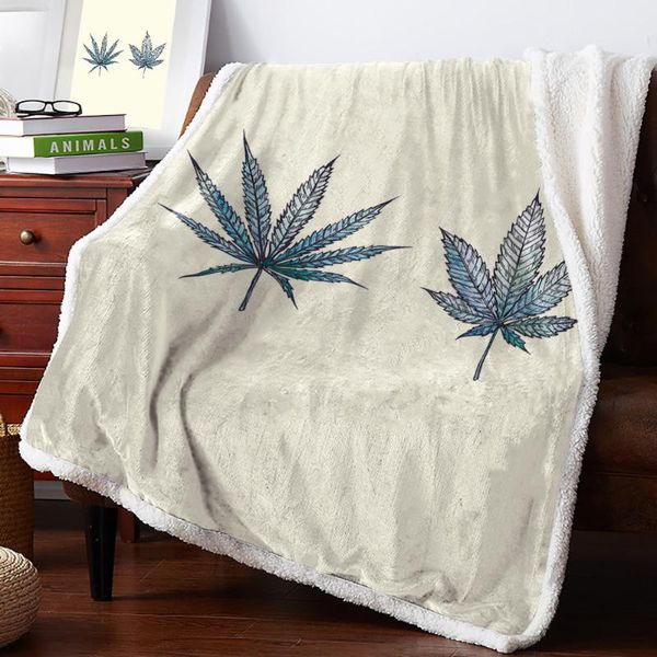 

абстрактные листья теплое мягкое одеяло офисный диван плюшевое одеяло покрывала одеяло падение корабля