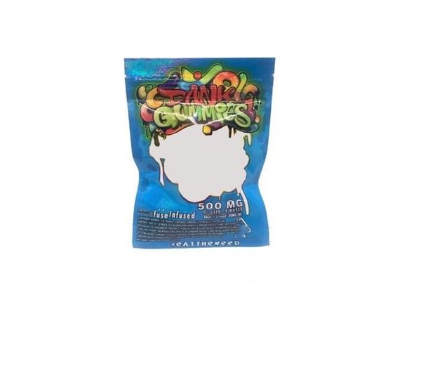 

Данк Gummies Майларовой сумки Данк Gummies Zipper Bag Dry Tobacco Розничной сумка липкой конфета майларовой Сумка 500мга Упаковка мешки