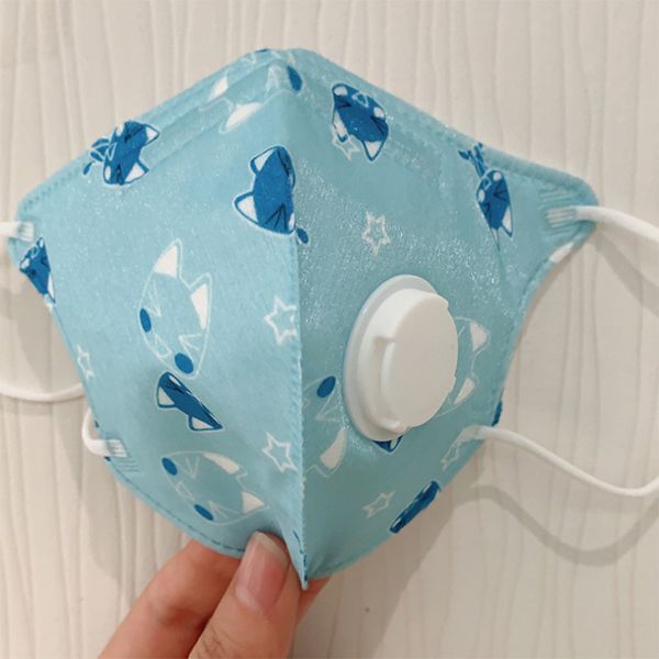 

10pcs/lot genuine child kn95 mask respirator valve children non woven mask masks protective mask for kids