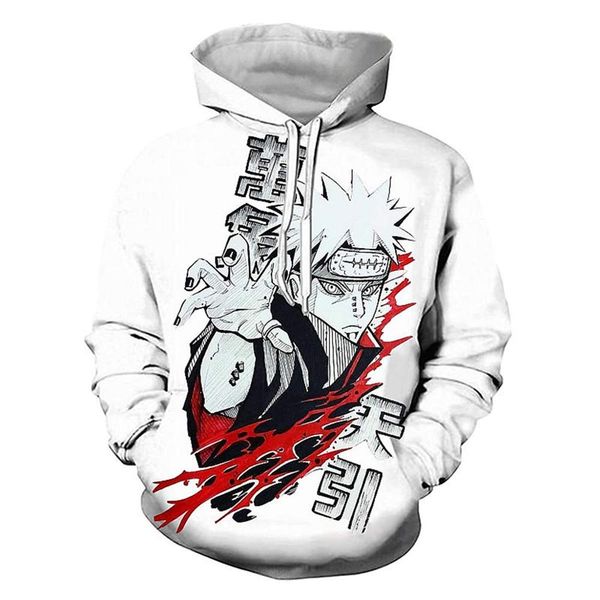 

hoodies naruto harajuku japanese anime uchiha itachi printed men's hoodie male streetwear fashion casual sweatshirt coat, Black