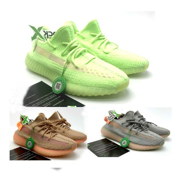 

2019 36 48 2 зеленый свет в темной отражающей форме туре trfrm гиперпространство работает большой размер кроссовки-v глина с коробкой на отк