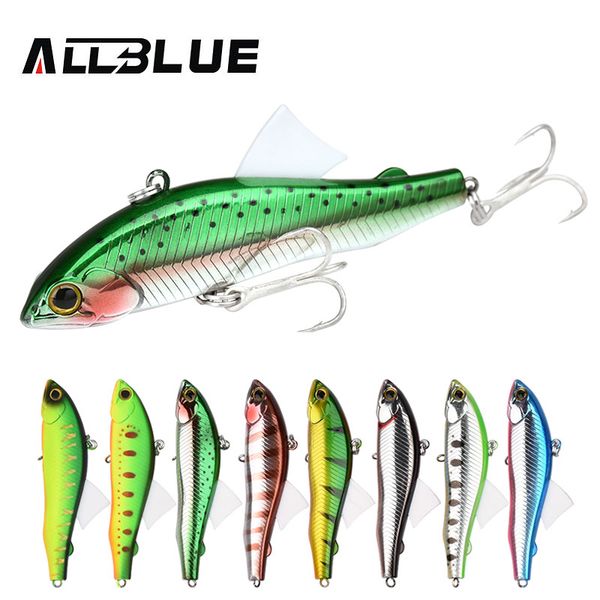 

allblue 2018 new sickle vib 80s sinking vibration fishing lure hard plastic artificial bait winter ice fishing trout tackle