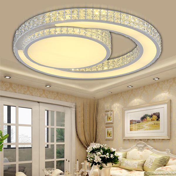 2019 Modern Led Ceiling Lights Acrylic Living Room Bedroom Crystal Ceiling Lamp Lamparas De Techo Fixtures Lighting Luminaire Lamps From Huxiaoan