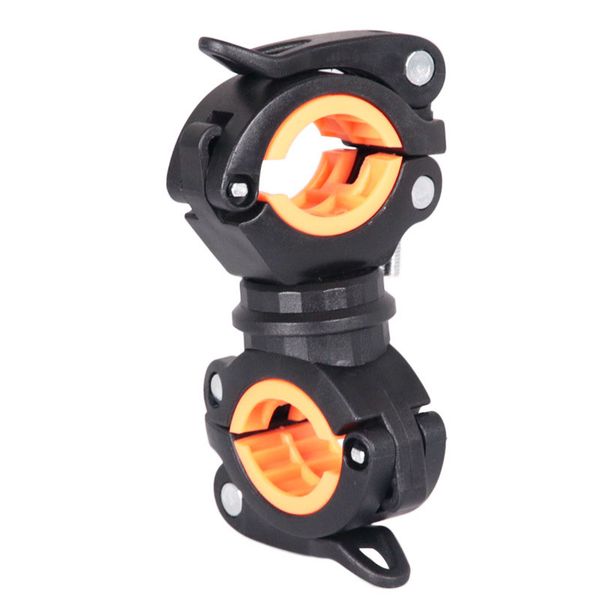 

360° cycling bicycle bike mount holder led torch clip clamp 2.0-3.5cm