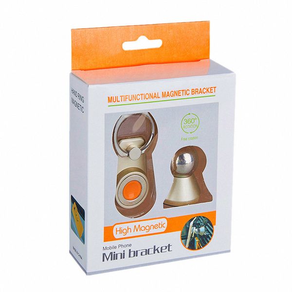 

2 in 1 metal cat finger ring strong magnetic magnet 360 rotating universal car use phone holder gps mount desk stand with retail box