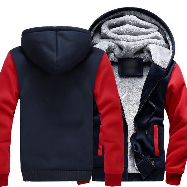 

сша размер +2018 оптовая молнии толстовки мужчин куртки пальто customized dropshipping источник все что вам нужно, Black