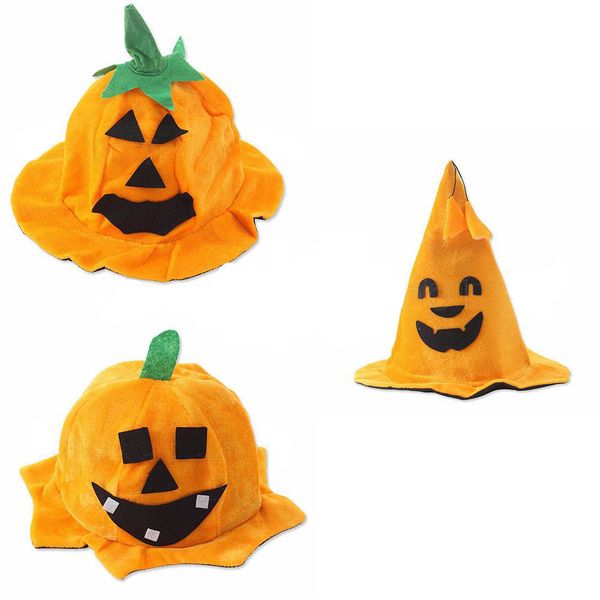 

halloween pumpkin hat 3styles performance props hat pumpkin costume pumpkin barrel pumpkins caps dance party favor gift dhl an2691