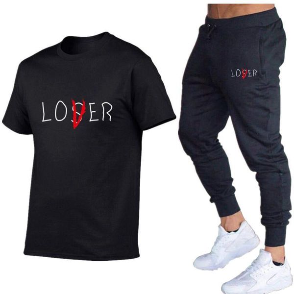 

гоѬие пѬодажи los / ver loser lover ђболки + бегђн ип-оп мђжка ђлина одежда бег, Gray