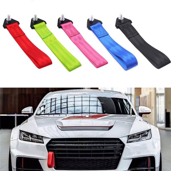 

metal + cloth tow strap pull rope towing universal towing bar for nylon belt