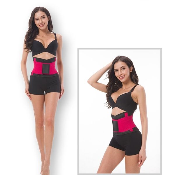 

waist support women corset belt cincher wrap workout fitness power thermo body shaper slimming trainer trimmer shapewear, Black;gray