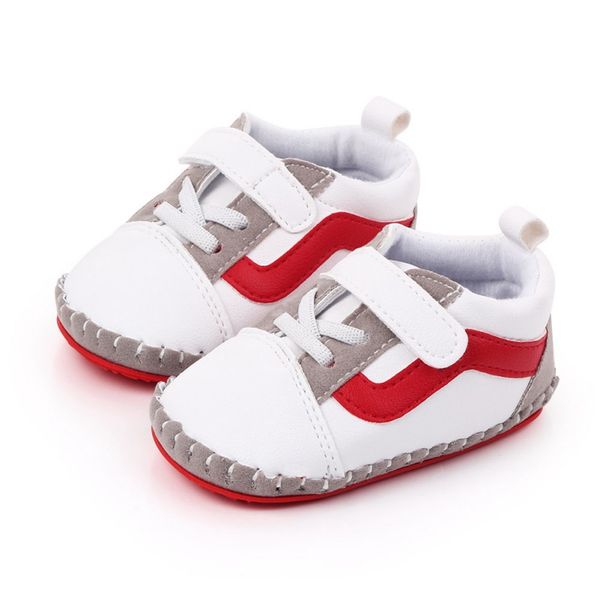 

toddler soft soled walking shoes baby girl breathable patchwork design anti-slip casual sneakers, Black