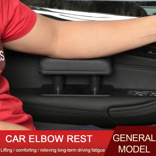

automobile universal anti-fatigue adjustment car left hand armrest elbow support bracket installation pu+abs mat car grab assist