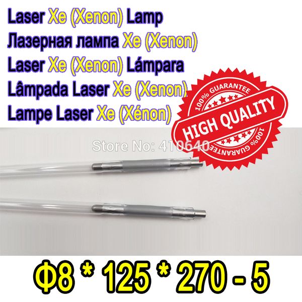 

1 pair laser xenon lamp lamp xenon 8*125*270 -5 for optical fiber laser cutting welding machine pulse xe lamp