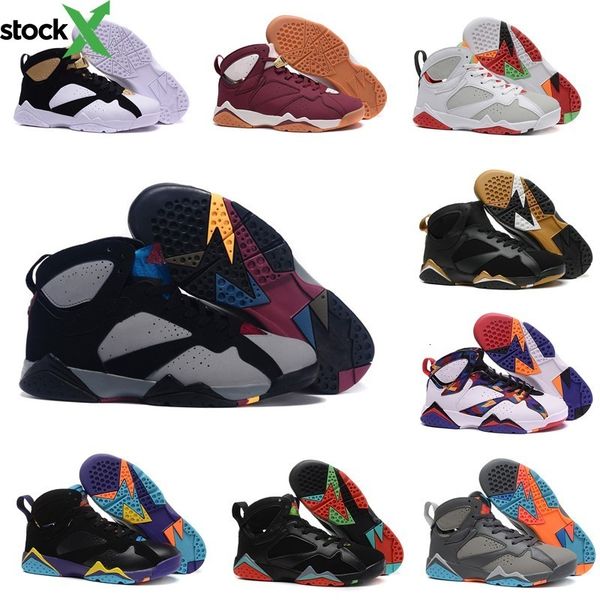 

new 7s bordeaux hare ray allen tinker alternate olympic patta men basketball shoes 7 reflections champion french blue sports shoes sneaker