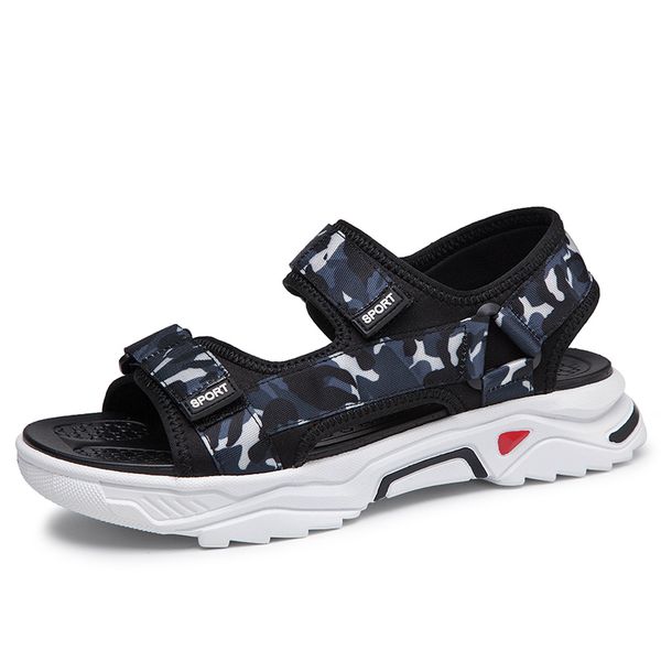

romanas homme sandel sandalle sandalet rubber mens sandalia da sandale herren mujer trekking sandalen uomo transpirables sandal, Black