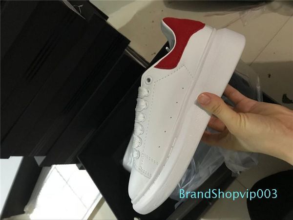 

women men fashion spring shoes lady casual comfortable walking sneakers leather breathable lace up platform shoes c20, Black