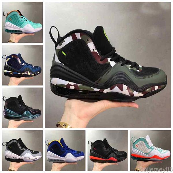 

2020 пенни 5 hardaway один mens basketball обувь зеленый камуфляж спорта синий мужские пены спорт на открытом воздухе кроссовки кроссовки де