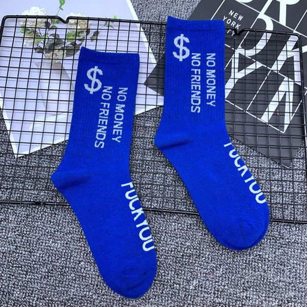 

20s new mens socks with letter printed fashion outdoor mens womens sports socks casual breathable stocking 7 colors, Black