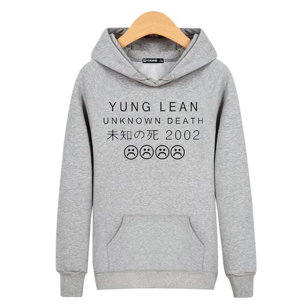 

men/boy casual cotton hoody sweatshirt yung lean hoodies street wear hip hop skateboards luxury harajuku hooded top, Black