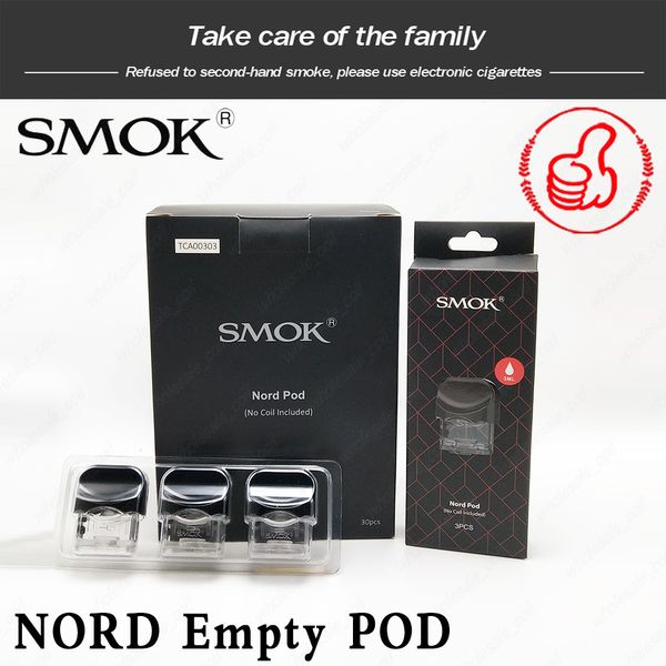 

SMOK Nord Replacement Pod Cartridge 3 мл 3шт упаковка для Nord Pod System Kit пустой стручок без катушки 100% оригинал