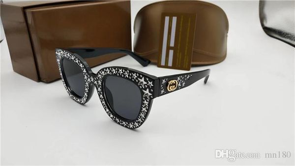 

2018 luxury high qualtiy fashion sunglasses for man woman eyewear designer brand sun glasses ing, White;black