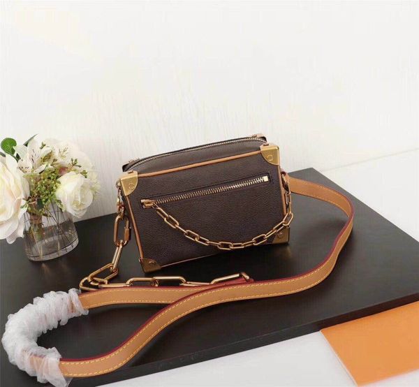 

mini soft trunk satche classic clutch box for women chain purse handbags evening bags leather purse fashion box brick messenger shoulder bag