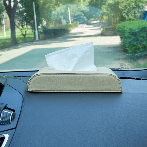 

автомобиль tissue box контейнер automobile аксессуары для интерьера организатор прямоугольная tissue box обложка держатель 1 шт