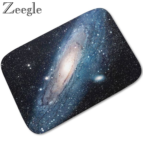 

zeegle printed doormat flannel home decoration non-slip floor mat soft hallway carpet and absorbent rug