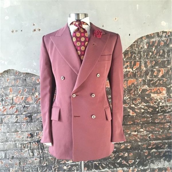 

высокое качество двойной брестед custome homme два кусочка (куртка + штаны + tie) мода пром groom terno trajes de hombre blazer, White;black