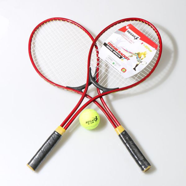 

2pcs/set 24 inch teenager's tennis racket children tennis training exercises with ball