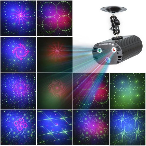 3 lenti 36 modelli RGB Laser Light Party Show Stage Light DJ Disco Laser Projector Stage Lighting 1pc