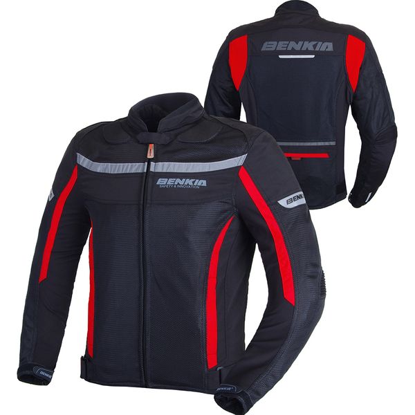 

benkia motorcycle jacket windproof breathable mesh motorbike jacket textile street cruiser riding moto armor