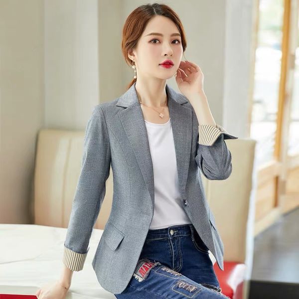 

2019 autumn new female blazers temperament commute solid color professional slim women blazer office lady casual coats plus size, White;black