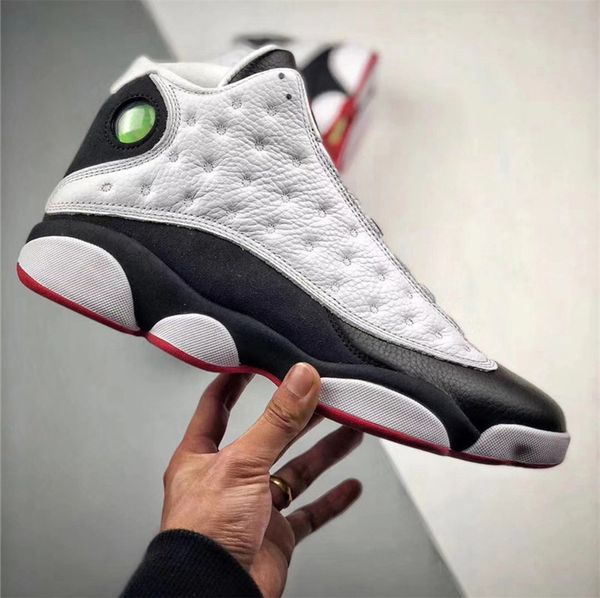 

2019 новый 13 он получил игру 13S черный белый XIII баскетбол обувь для мужчин, женщин истинный красный 414571-104 из настоящего углеродного волокна кроссовки на открытом воздухе 7-13