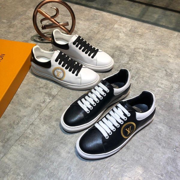 

kaz24 new limited edition french series high-end men s casual shoes, men s boots fashion sports shoes, original shoebox delivery 38-44, Black