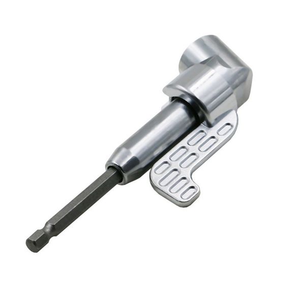 

105 degree right angle drill extension shank quick change driver drilling screwdriver magnetic 1/4 hex socket close corner tool