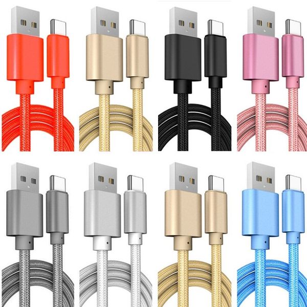 

od5.0 thicker fabric cable fast speed type c cable micro v8 fabric usb cable for samsung s6 s7 edge s9