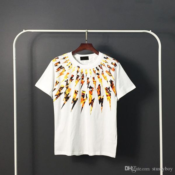 

luxury mens designer t shirt hip hop mens designer print t shirt men women summer short sleeve tees 4 styles, White;black