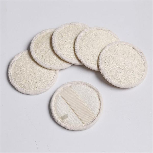 10 cm em forma de louro natural louro esfoliante esponja esponja remover a massagem morta spa massagem em forma de loofá natural
