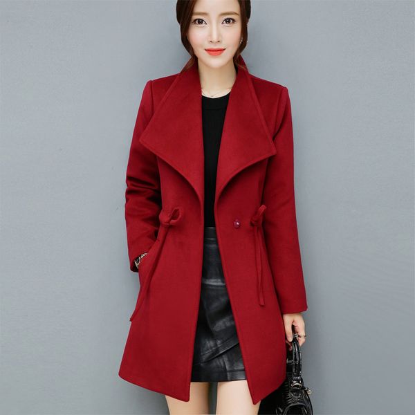 

wholesale 2017 new autumn winter selling women's fashion casual warm jacket female bisic coats a154-170919z, Black