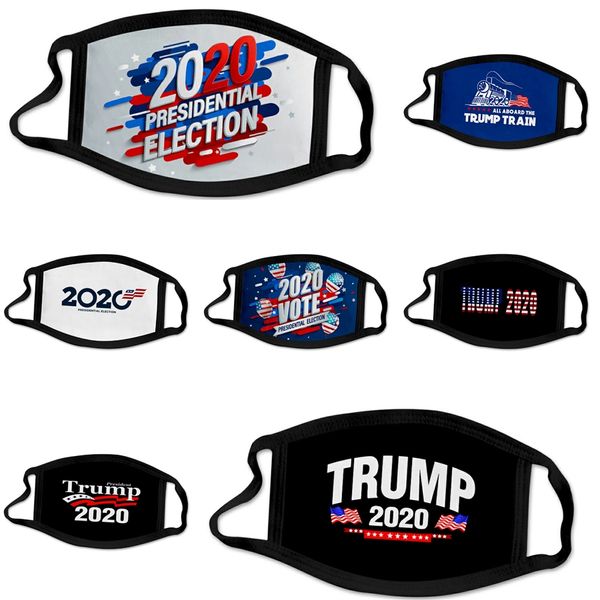 

10000 1pcs individual pack designer trump mask black face mouth er pm2.5 dustproof washable reusable ice silk masks for adu #372